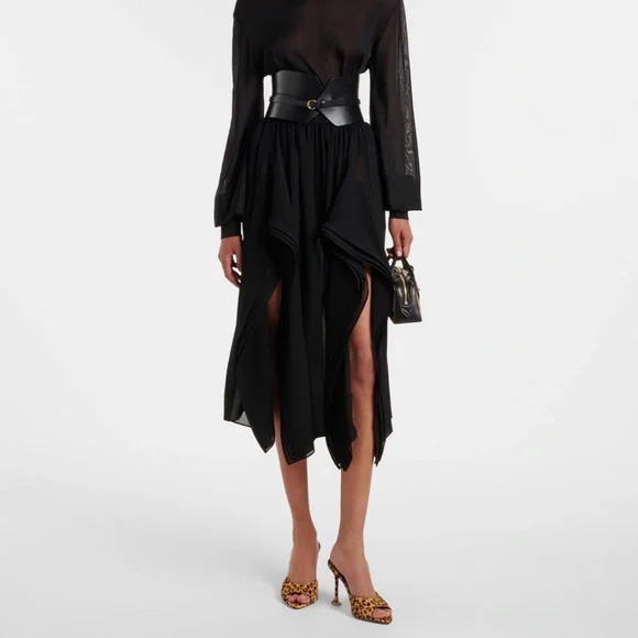 AQUAZZURA Bisous 85 leopard-print calf hair mules - Picture 3 of 9